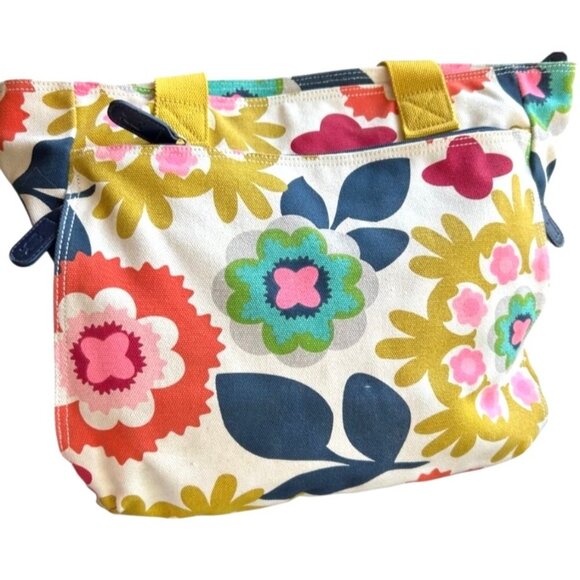 French Bull Colorful Yoga Floral Canvas Tote Gym Bag‎ NWOT - Picture 3 of 12